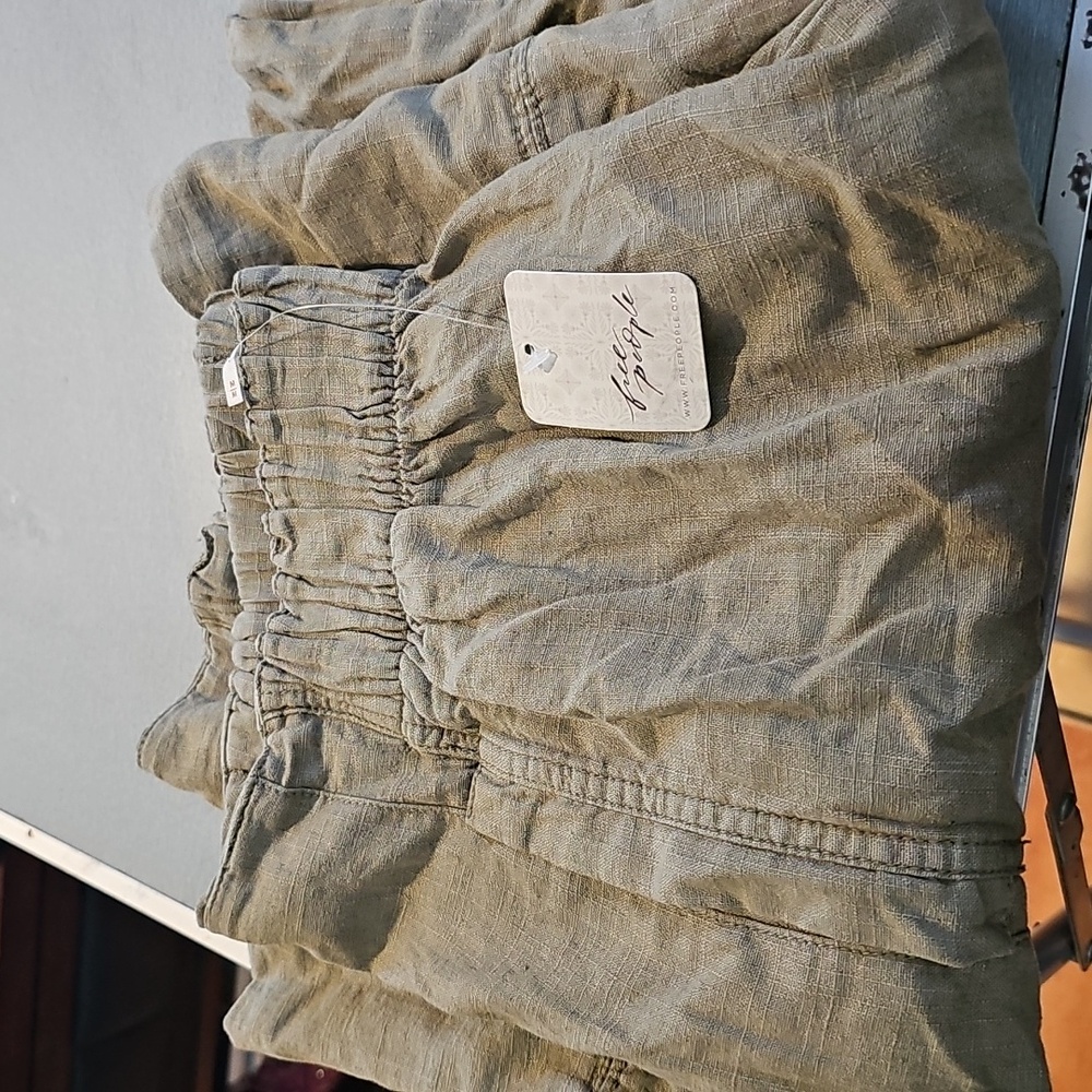 Free People Women's Days End Linen Pull on - Picture 5 of 6